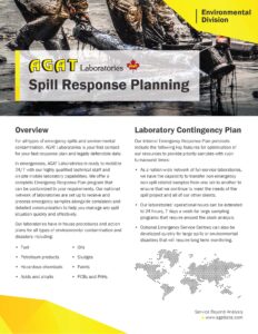 AGAT Laboratories - Spill_Response_Brochure