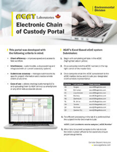 Electronic Chain of Custody Portal Flyer