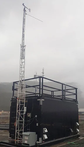 Wind Tower for Meteorological Monitoring