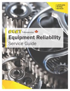 equipment reliability brochure from agat laboratories lubricant testing services