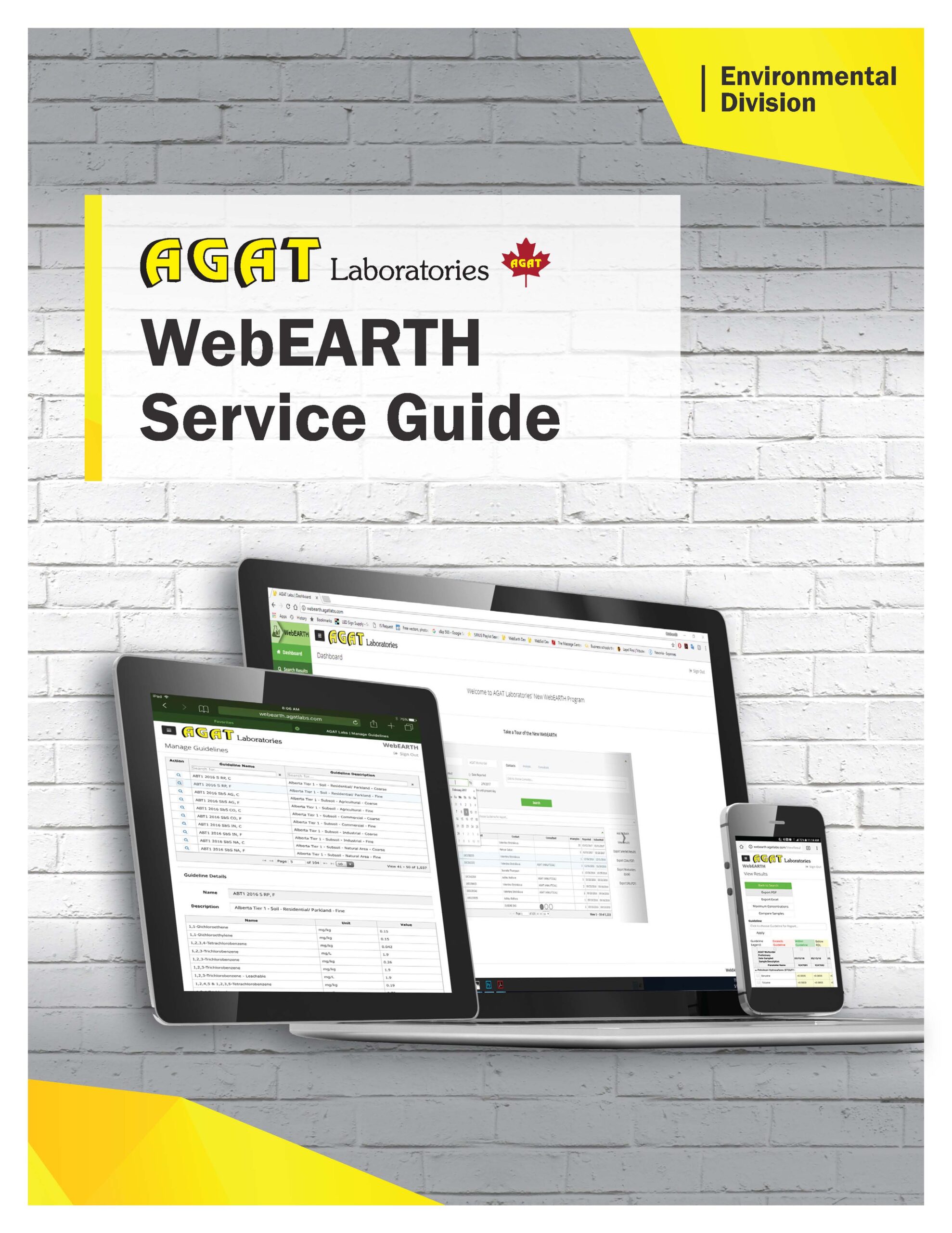 agat laboratories environmental toxicology brochure
