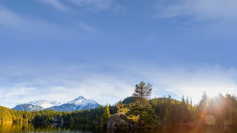 Mountain landscape with forest lake representing AGAT Laboratories’ enhanced electronic chain of custody digital platform launch
