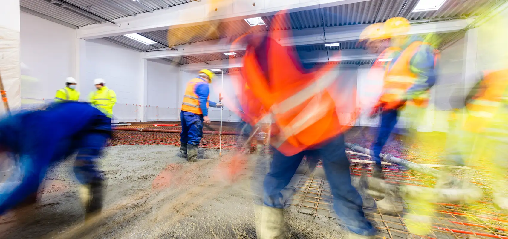 Workers performing fast-paced field operations representing rapid turnaround and efficient service