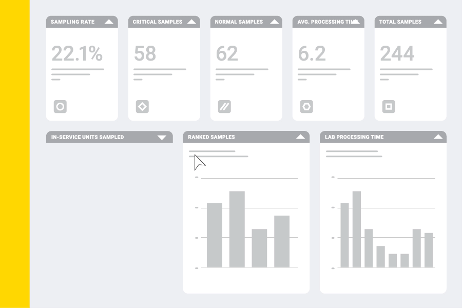 Tableau de bord interactif des échantillons intégré à la plateforme WebEARTH d'AGAT